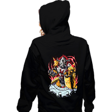 Load image into Gallery viewer, Daily_Deal_Shirts Zippered Hoodies, Unisex / Small / Black Battle War Greymon
