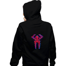 Load image into Gallery viewer, Daily_Deal_Shirts Zippered Hoodies, Unisex / Small / Black Vampire Glitch
