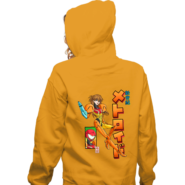 Daily_Deal_Shirts Zippered Hoodies, Unisex / Small / White Neon Genesis Metroid