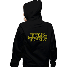 Load image into Gallery viewer, Daily_Deal_Shirts Zippered Hoodies, Unisex / Small / Black StarTrekWars
