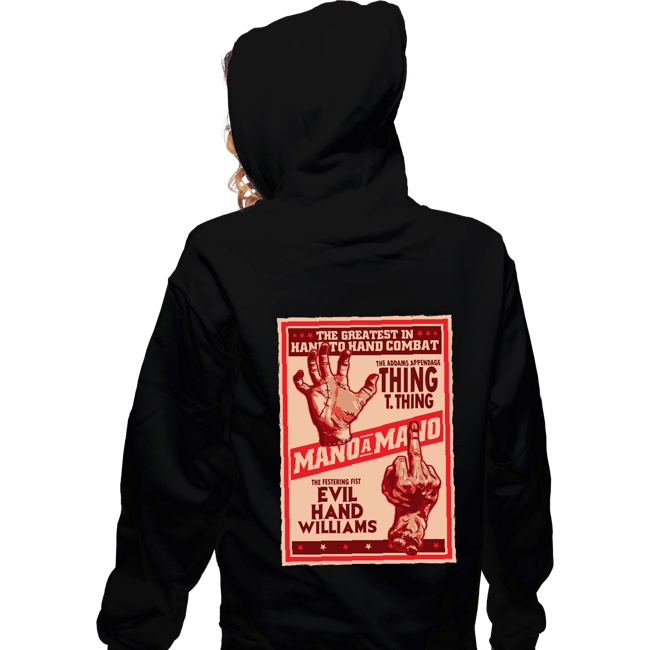 Daily_Deal_Shirts Zippered Hoodies, Unisex / Small / Black Hand To Hand Combat