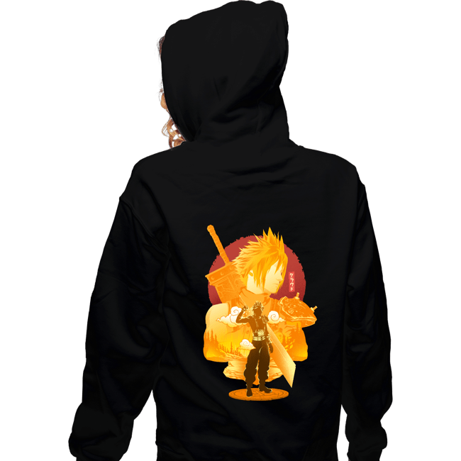 Daily_Deal_Shirts Zippered Hoodies, Unisex / Small / Black Mako-Eyed Mercenary