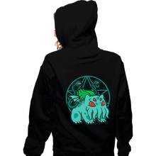Load image into Gallery viewer, Secret_Shirts Zippered Hoodies, Unisex / Small / Black Bulba-thulhu
