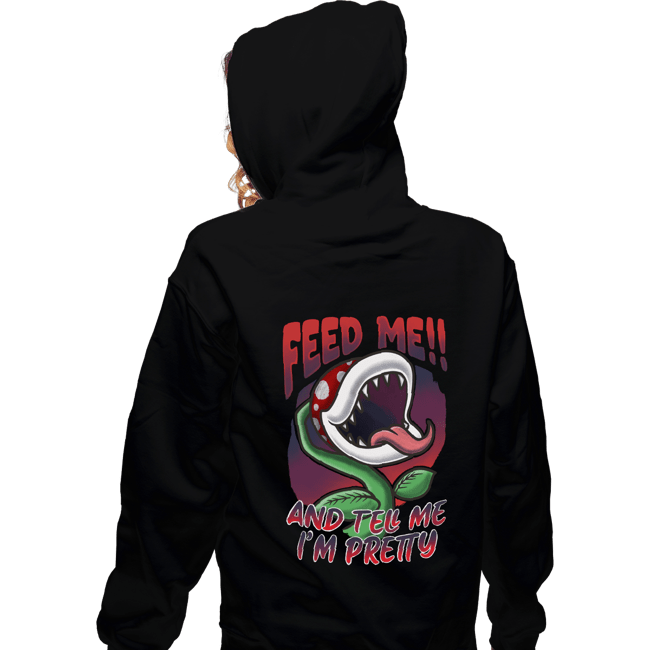 Secret_Shirts Zippered Hoodies, Unisex / Small / Black Piranha