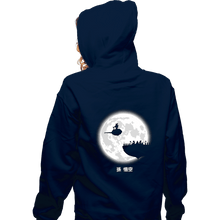 Load image into Gallery viewer, Shirts Zippered Hoodies, Unisex / Small / Navy Don&#39;t Look At The Full Moon
