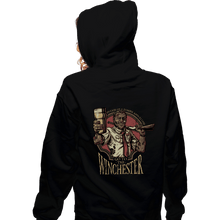 Load image into Gallery viewer, Daily_Deal_Shirts Zippered Hoodies, Unisex / Small / Black Go To The Winchester!
