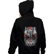 Load image into Gallery viewer, Shirts Pullover Hoodies, Unisex / Small / Black Wolf Princess
