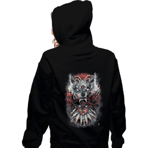 Shirts Pullover Hoodies, Unisex / Small / Black Wolf Princess