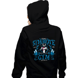 Daily_Deal_Shirts Zippered Hoodies, Unisex / Small / Black Venom's Gym