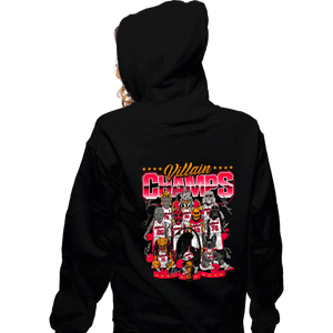 Daily_Deal_Shirts Zippered Hoodies, Unisex / Small / Black Villain Champs