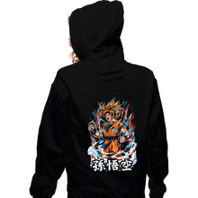 Load image into Gallery viewer, Daily_Deal_Shirts Zippered Hoodies, Unisex / Small / Black Rage Goku
