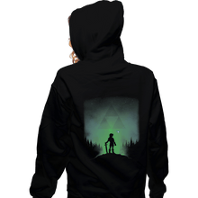 Load image into Gallery viewer, Shirts Pullover Hoodies, Unisex / Small / Black Link, Hylian Warrior
