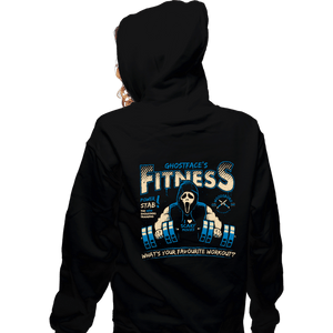 Secret_Shirts Zippered Hoodies, Unisex / Small / Black Ghostface's Fitness