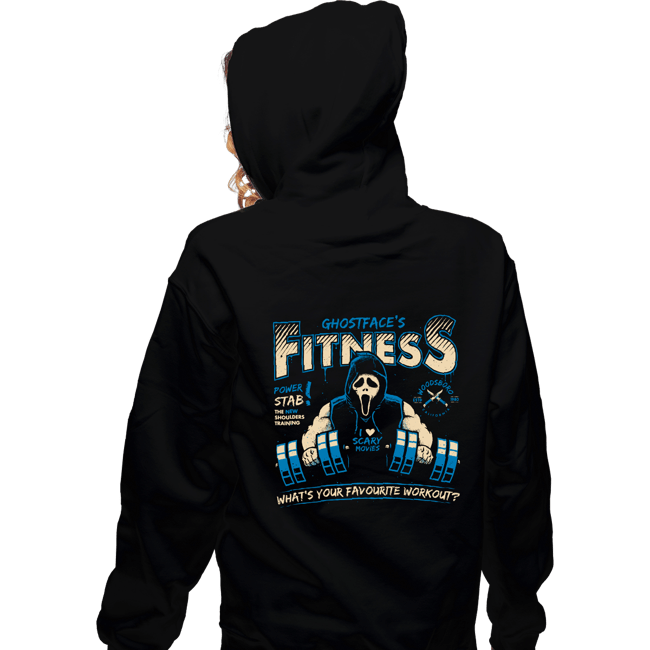 Secret_Shirts Zippered Hoodies, Unisex / Small / Black Ghostface's Fitness