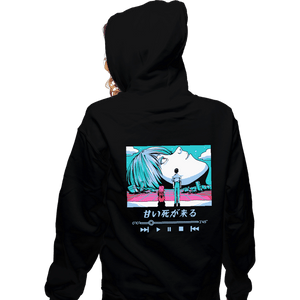 Daily_Deal_Shirts Zippered Hoodies, Unisex / Small / Black Never Alone