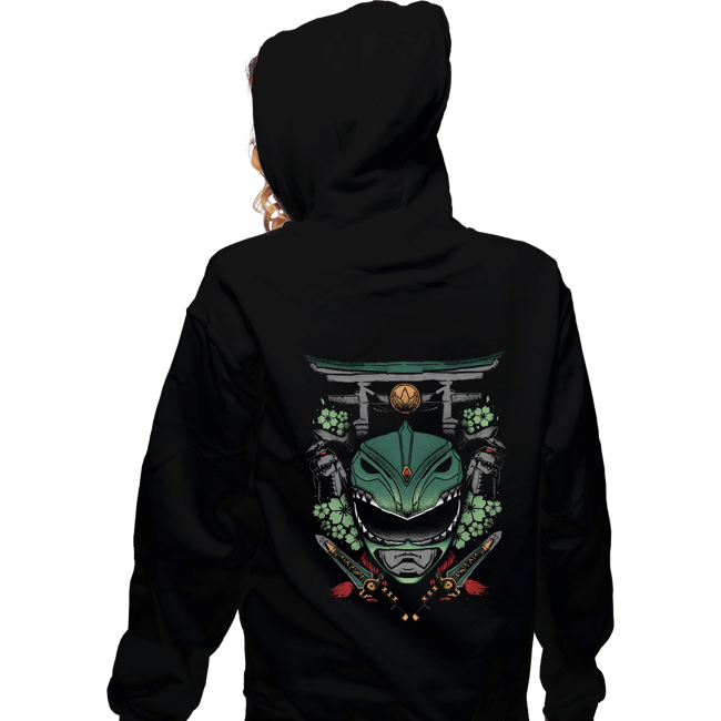 Shirts Zippered Hoodies, Unisex / Small / Black Green Ranger