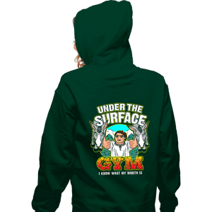 Shirts Zippered Hoodies, Unisex / Small / Irish Green Luisa's Gym (Green)