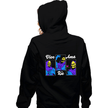 Load image into Gallery viewer, Shirts Zippered Hoodies, Unisex / Small / Black Live Laugh Love - Español

