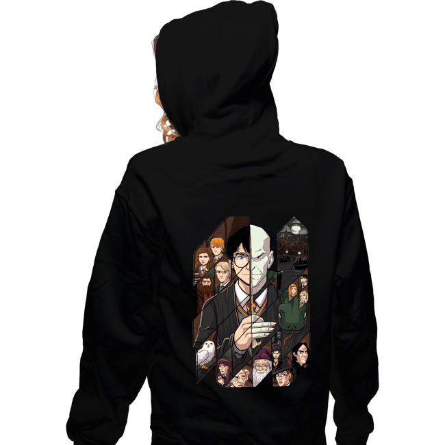 Shirts Zippered Hoodies, Unisex / Small / Black Potter Tiles