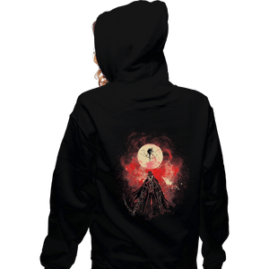 Shirts Pullover Hoodies, Unisex / Small / Black Moon Presence Art