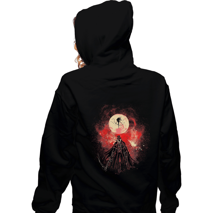 Shirts Pullover Hoodies, Unisex / Small / Black Moon Presence Art