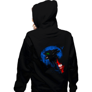 Shirts Zippered Hoodies, Unisex / Small / Black Night Fury