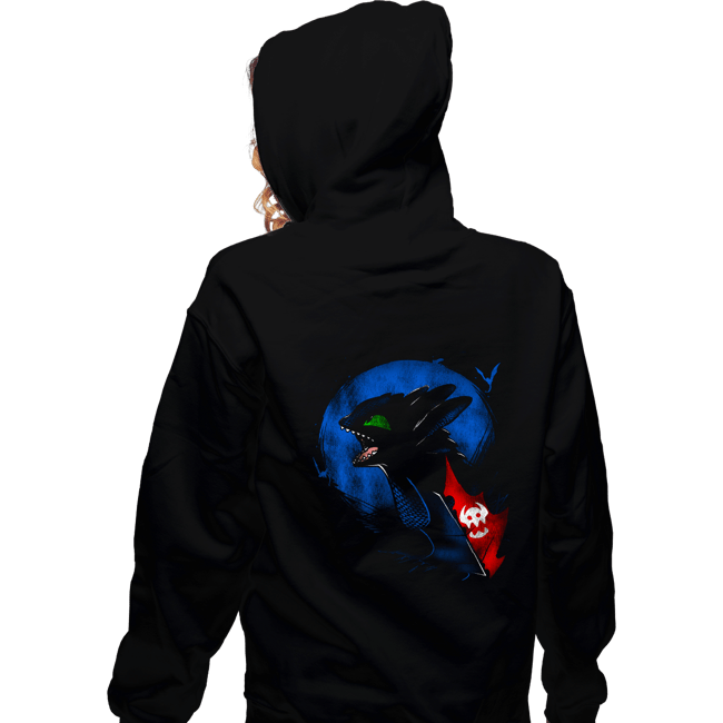 Shirts Zippered Hoodies, Unisex / Small / Black Night Fury