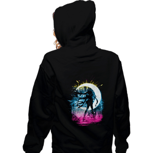 Shirts Zippered Hoodies, Unisex / Small / Black Sailor Moon Storm