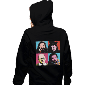 Shirts Zippered Hoodies, Unisex / Small / Black Warhol Vampires