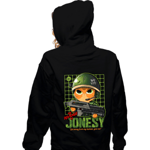 Daily_Deal_Shirts Zippered Hoodies, Unisex / Small / Black Revenge Of Jonesy
