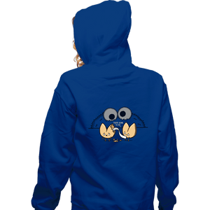 Shirts Zippered Hoodies, Unisex / Small / Royal Blue Unfortunate Cookie