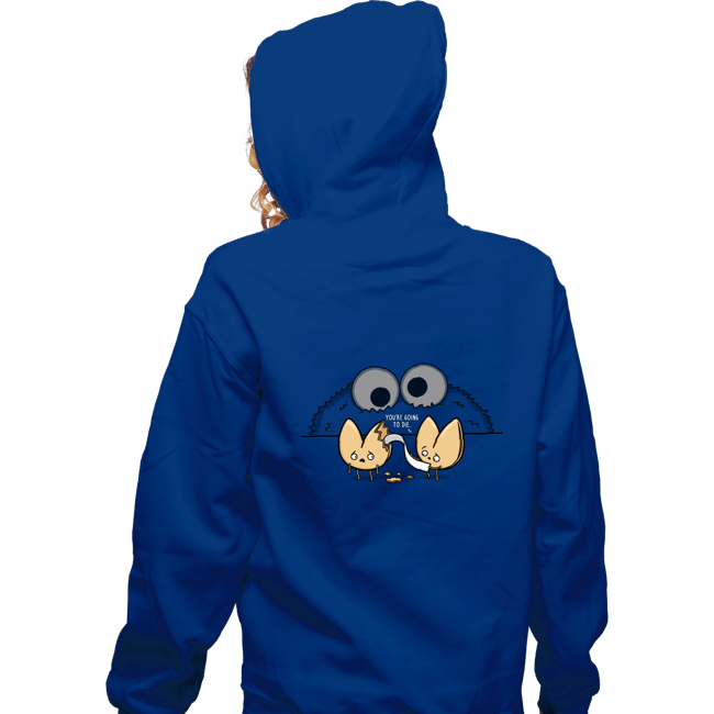 Shirts Zippered Hoodies, Unisex / Small / Royal Blue Unfortunate Cookie