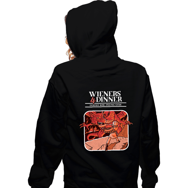 Secret_Shirts Zippered Hoodies, Unisex / Small / Black Wieners 4 Dinner