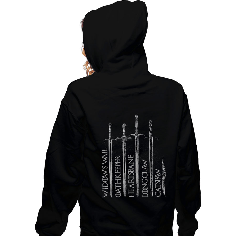 Shirts Zippered Hoodies, Unisex / Small / Black Valyrian Steel