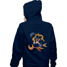 Load image into Gallery viewer, Daily_Deal_Shirts Zippered Hoodies, Unisex / Small / Navy Cosmic Sailor
