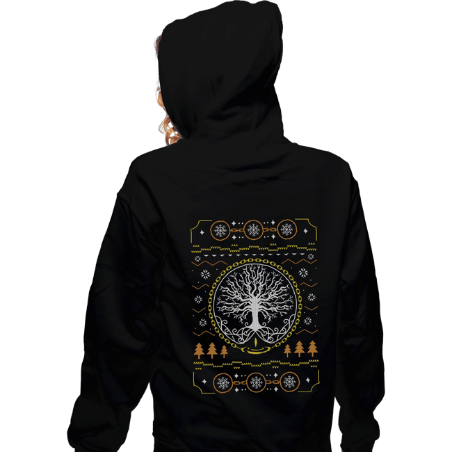 Shirts Zippered Hoodies, Unisex / Small / Black Grace Golden Tree Ugly Sweater