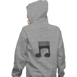 Shirts Zippered Hoodies, Unisex / Small / Sports Grey Made Of Music