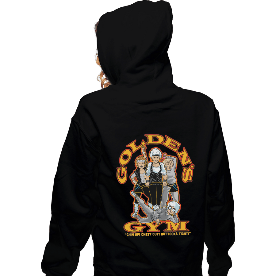 Shirts Zippered Hoodies, Unisex / Small / Black Golden's Gym