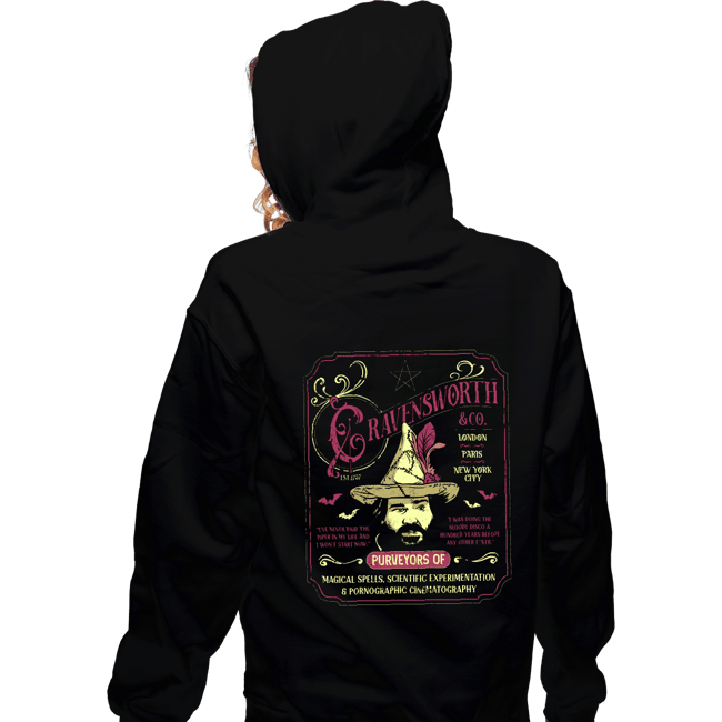 Daily_Deal_Shirts Zippered Hoodies, Unisex / Small / Black Cravensworth And Co