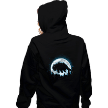 Load image into Gallery viewer, Secret_Shirts Zippered Hoodies, Unisex / Small / Black Yip Moon
