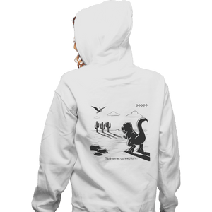 Shirts Pullover Hoodies, Unisex / Small / White T-Rex Run