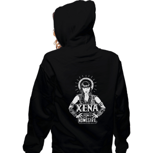 Shirts Pullover Hoodies, Unisex / Small / Black Xena Is My Homegirl