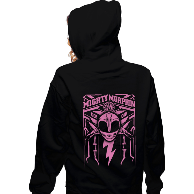 Shirts Zippered Hoodies, Unisex / Small / Black Pink Ranger