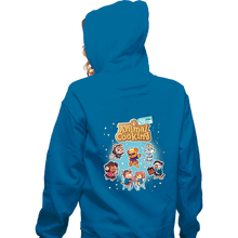 Load image into Gallery viewer, Secret_Shirts Zippered Hoodies, Unisex / Small / Royal Blue Animal Crossing Cooking
