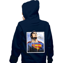Load image into Gallery viewer, Shirts Zippered Hoodies, Unisex / Small / Navy Look Up
