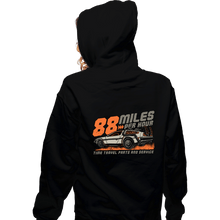 Load image into Gallery viewer, Daily_Deal_Shirts Zippered Hoodies, Unisex / Small / Black 88 Miles Per Hour
