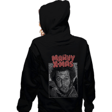 Load image into Gallery viewer, Shirts Zippered Hoodies, Unisex / Small / Black Marvy X-Mas
