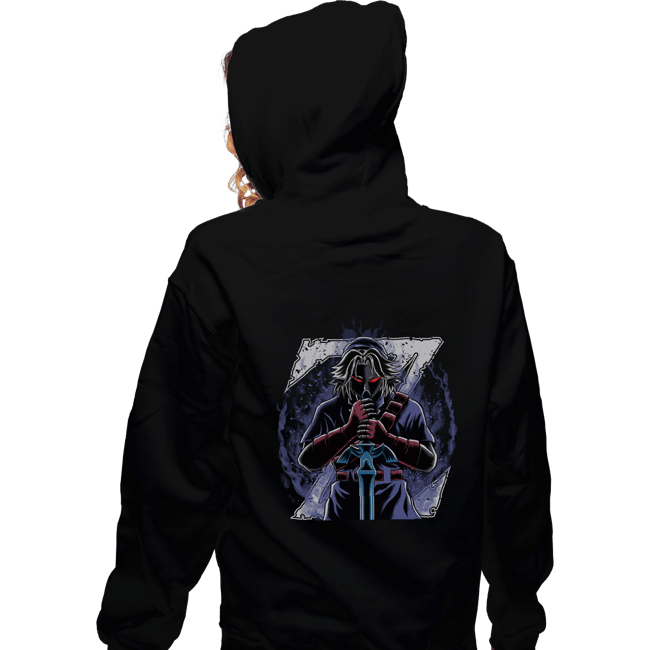 Daily_Deal_Shirts Zippered Hoodies, Unisex / Small / Black Hero's Shadow
