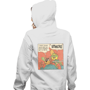 Shirts Zippered Hoodies, Unisex / Small / White Dig'Em Frog