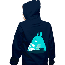 Load image into Gallery viewer, Shirts Zippered Hoodies, Unisex / Small / Navy Silhouettes
